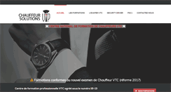 Desktop Screenshot of chauffeur-solutions.net